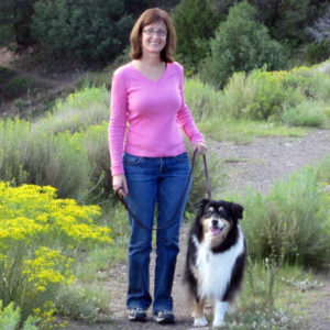 Donna and Aster enjoying a hike, when Aster was around 12 years old.