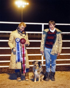 Harley winning High Score Cattle under Judge Jeanne Joy Hartnagle at the 1989 ASCAZ Silver Specialty, Phoenix AZ, Nov 1989
